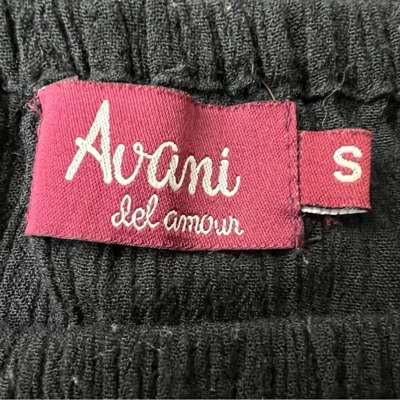 Avani del Amour Ruffle Embroidered Sleeves Boho Festival Tunic Top Blouse Small - Picture 5 of 10